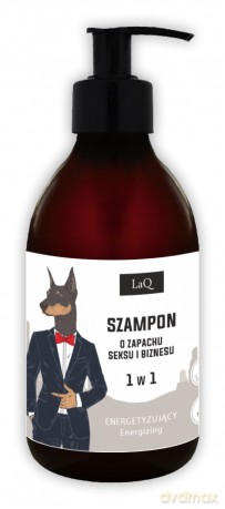 LaQ Doberman Szampon energetyzujący dla facetów 1w1 300 ml