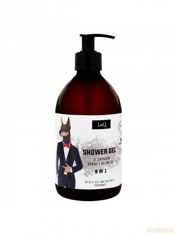 LaQ  Doberman Żel pod prysznic 8w1 o zapachu sexu i biznesu 500 ml