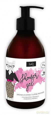 LaQ Kicia Magnolia Żel pod prysznic Magnolia i Różowy Pieprz 500 ml