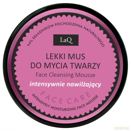 LaQ Kicia Mus do mycia twarzy intensywnie nawilżający Magnolia i Różowy Pieprz 100 ml