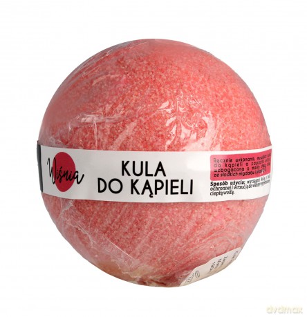 LaQ Kula musująca do kąpieli Wiśnia - różowa 100g