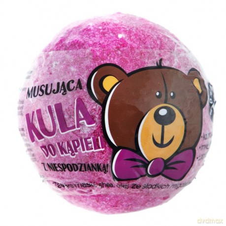 LaQ Kula musująca do kąpieli z niespodzianką - różowa 120g