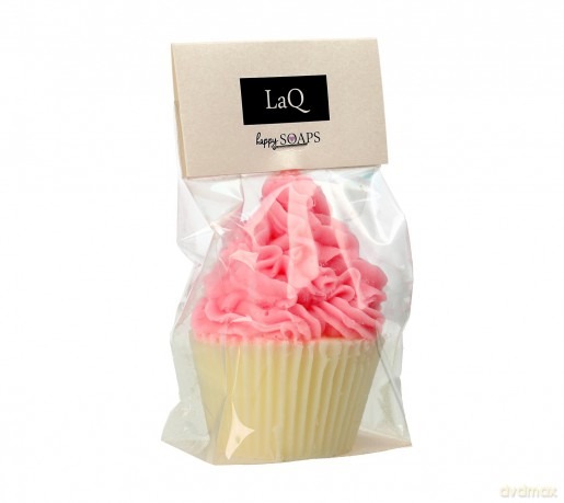 LaQ Mydełko glicerynowe Muffinka róż-ecru 150g