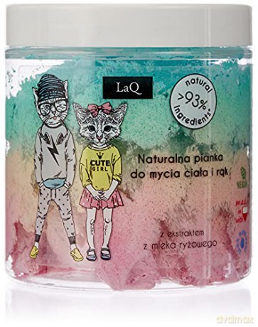 LaQ Naturalna Pianka do mycia ciała i rąk dla dzieci 250 ml