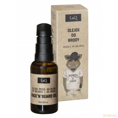 LaQ Oejek przed i po goleniu do brody DZIK 30 ml