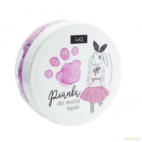 LaQ Pianka do mycia łapek dla dzieci - różowa 50 ml