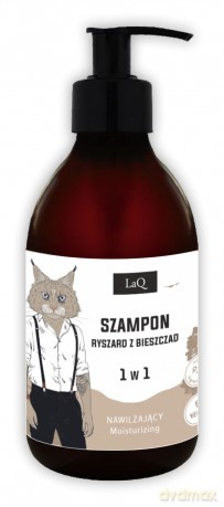 LaQ Ryś Szampon nawilżający dla facetów 1w1 "Ryszard z Bieszczad" 300 ml