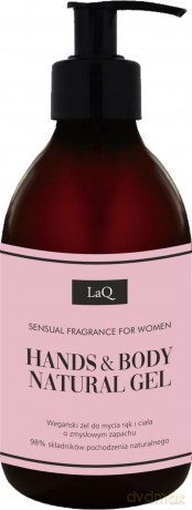 LaQ Sensual Fragrance Wegański Żel do mycia rąk i ciała 500 ml