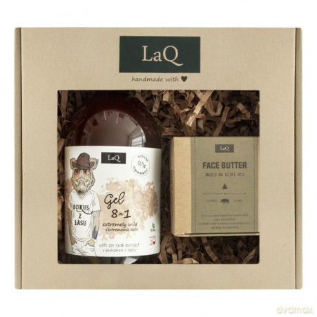 LaQ Zestaw prezentowy dla mężczyzn Dzik (żel pod prysznic 500 ml+masło 50 ml) 1op.