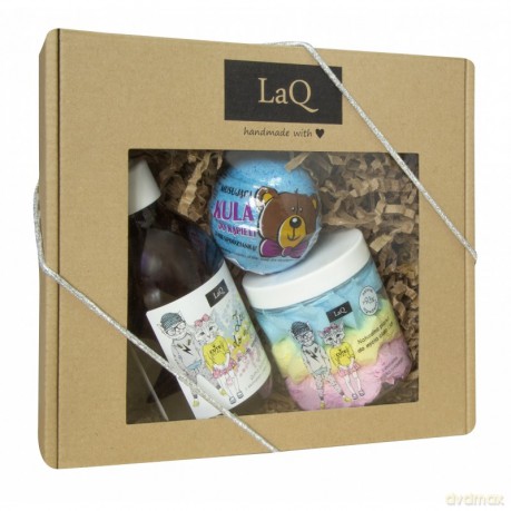 LaQ Zestaw prezentowy Guma Balonowa (żel 300 ml+pianka 250 ml+kula 110g) 1op.