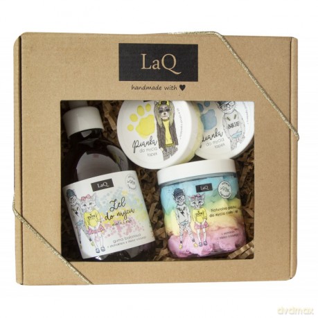 LaQ Zestaw prezentowy Guma Balonowa (żel 300 ml+pianka 50 mlx2+pianka 250m) 1op.