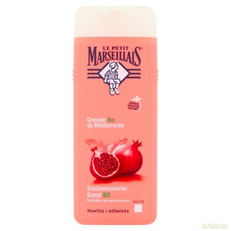 Le Petit Marseillais Żel pod prysznic Śródziemnomorski Granat BIO 400 ml
