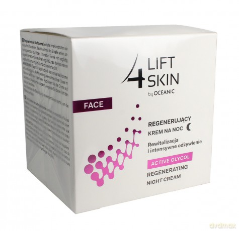 Lift 4 Skin Active Glycol Krem na noc regenerujący 50 ml