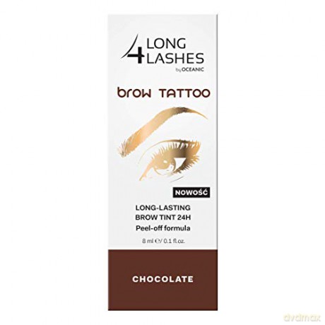 Long 4 Lashes Brow Tattoo Preparat żelowy do brwi 24H Chocolate 8 ml