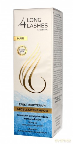 Long 4 Lashes Efekt Krioterapii Szampon przyspieszający wzrost włosów 200 ml