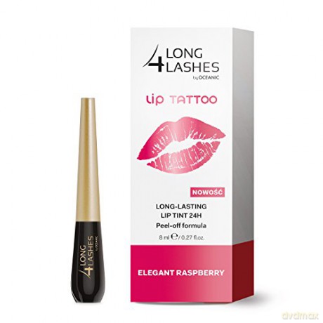 Long 4 Lashes Lip Tattoo Preparat żelowy do ust 24H Elegant Raspberry 8 ml