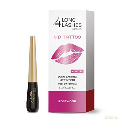 Long 4 Lashes Lip Tattoo Preparat żelowy do ust 24H Rosewood 8 ml