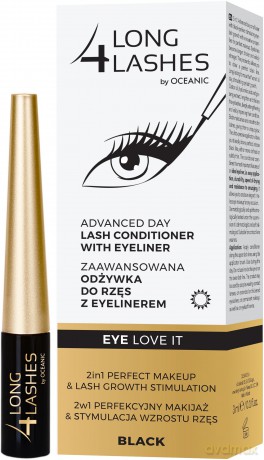 Long 4 Lashes Zaawansowana Odżywka do rzęs z eyelinerem 3 ml