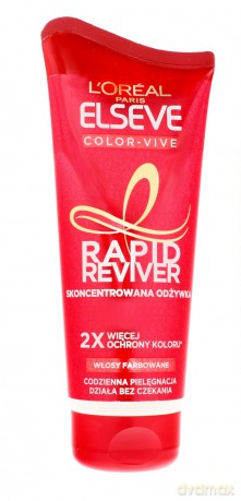 Loreal Elseve Rapid Reviver Odżywka Color-Vive do włosów farbowanych 180 ml