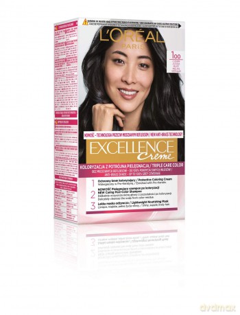 Loreal Excellence Cool Creme Krem koloryzujący 6.11 Ultra Popielaty Ciemny Blond 1op.