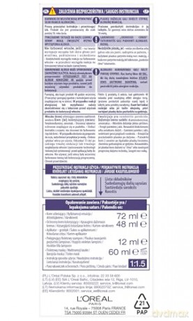 Loreal Excellence Cool Creme Krem koloryzujący 8.11 Ultra Popielaty Jasny Blond 1op.