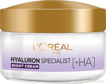 Loreal Hyaluron Specjalist Krem nawilżający wygładzający zmarszczki na noc 50 ml