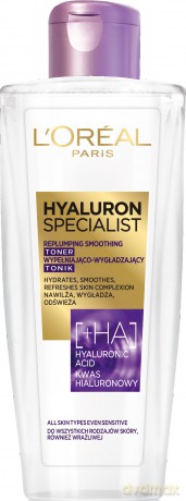 Loreal Hyaluron Specjalist Tonik wypełniająco-wygładzający do twarzy 200 ml