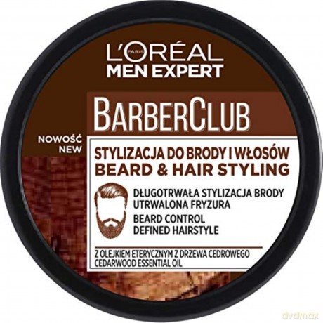 Loreal Men Expert Barber Club Krem do stylizacji brody i włosów 75 ml