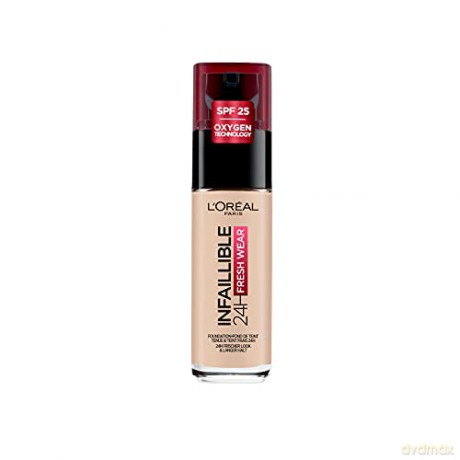 Loreal Podkład Infallible 24H Fresh Wear nr 015 Porcelain 30 ml