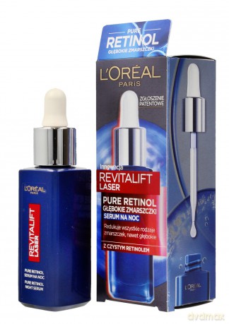 Loreal REVITALIFT LASER Pure Retinol Serum na noc na głębokie zmarszczki 30 ml