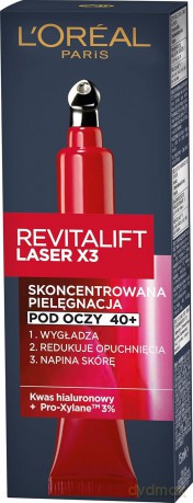Loreal REVITALIFT LASER X3 Krem po oczy Anti-Age 15 ml