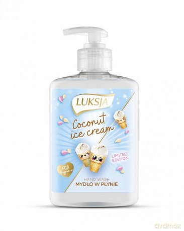 Luksja Fun Fragrance Mydło w płynie Coconut Ice Cream 300 ml