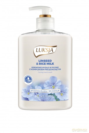 LUKSJA MYDLO DOZOWNIK 500ML LINSEEDRICE MILK