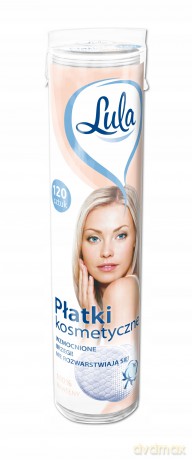LULA Płatki kosmetyczne - 100% bawełny 1op.-120 szt