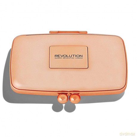 Makeup Revolution Paleta rozświetlaczy do twarzy Renaissance Radiant in Rose, 1 szt.