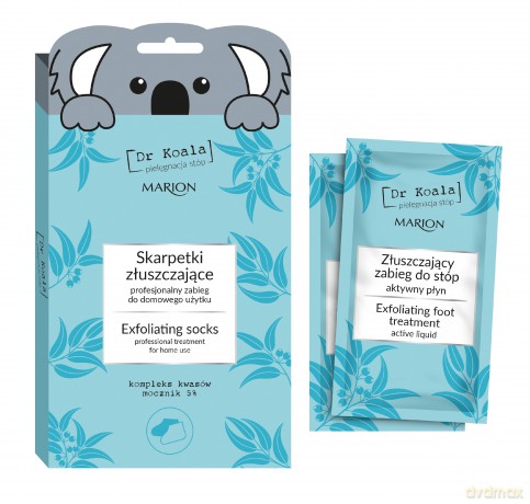 Marion Dr Koala Skarpetki złuszczające do stóp 2x20 ml