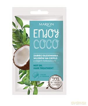 Marion Enjoy Coco Zabieg olejowania włosów na ciepło z olejem kokosowym 20 ml