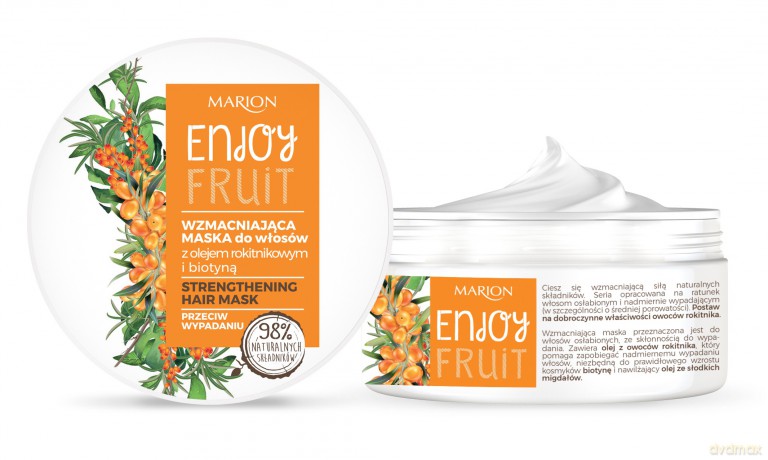 Marion Enjoy Fruit Maska do włosów wzmacniająca 200 ml