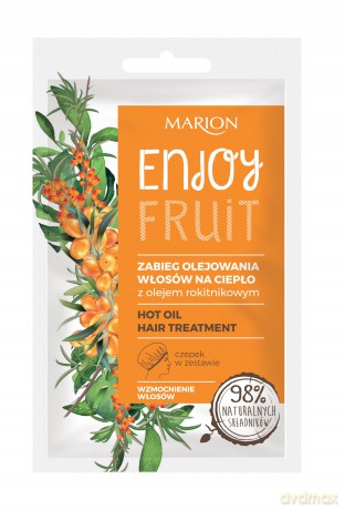 Marion Enjoy Fruit Zabieg olejowania włosów na ciepło 20 ml