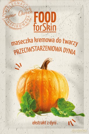 Marion Food for Skin Maseczka kremowa do twarzy - przeciwstarzeniowa Dynia 6 ml