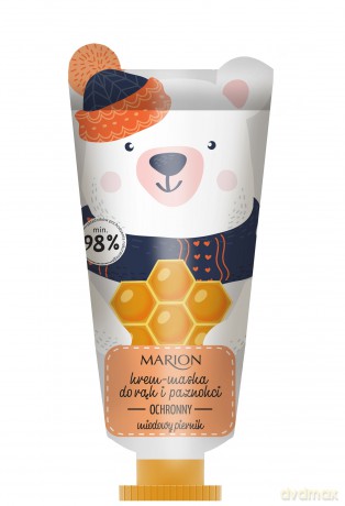 Marion Hand Care Krem-maska do rąk i paznokci ochronny Miodowy Piernik 50 ml