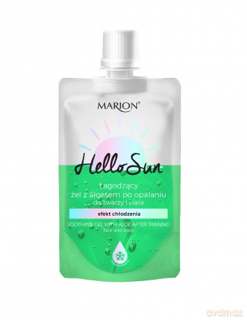 Marion Hello Sun Kojąca Łagodzący Żel z aloesem po opalaniu do twarzy i ciała 50 ml