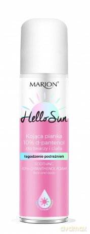 Marion Hello Sun Kojąca Pianka do twarzy i ciała - 10% d-pantenol 150 ml