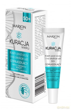 Marion Kuracja Wieku 50+ Krem pod oczy i na okolice ust odmładzający 15 ml