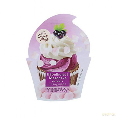 Marion Sweet Mask Bąbelkująca Maseczka do twarzy liftingująca Marshmallow&Fruit Cake 6g