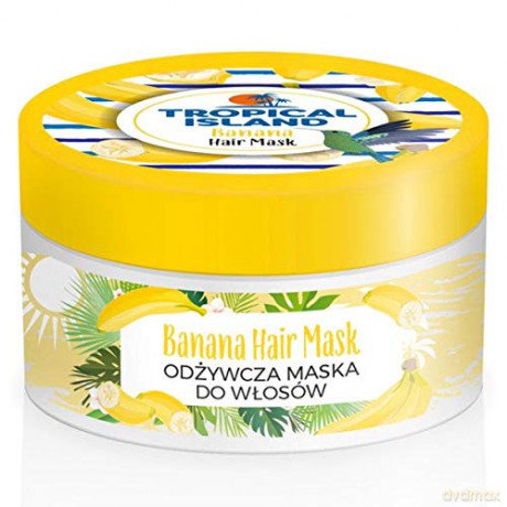 Marion Tropical Island Maska do włosów odżywcza Banan 200 ml