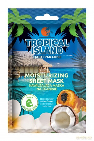 Marion Tropical Island Maska na tkaninie nawilżająca Tahiti Paradise 1szt