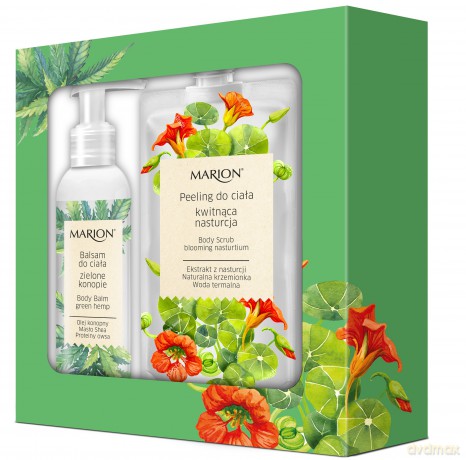 Marion Zestaw prezentowy Dzień Matki (balsam do ciała 100 ml+peeling 100 ml)