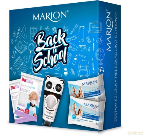 Marion Zestaw Szkolny pielęgnacyjno ochronny Back To School - niebieski 1op.
