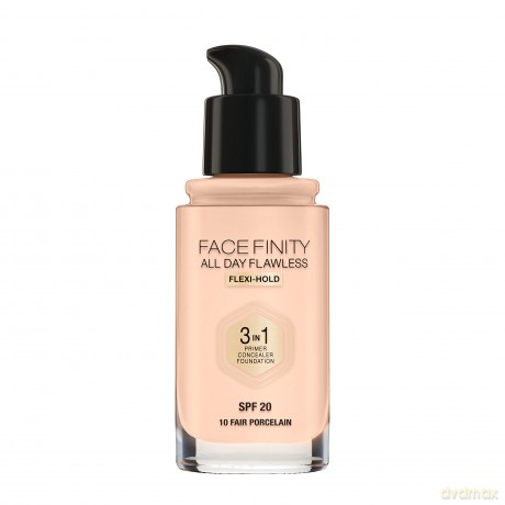 MAX FACTOR Podkład FACEFINITY 3w1 nr 10 Fair Porcelain 30 ml